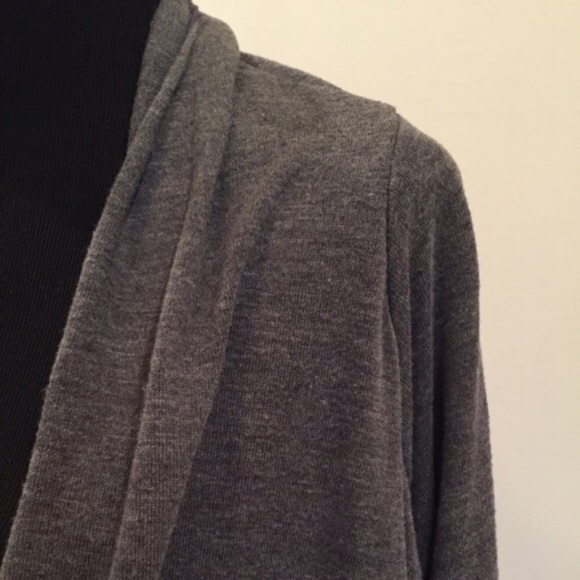 Willow & Clay Gray Open Front Cardigan - Picture 2 of 4